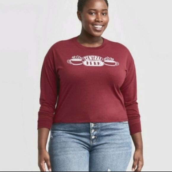 NWT L/S Friends Central Perk Tee - Picture 1 of 5